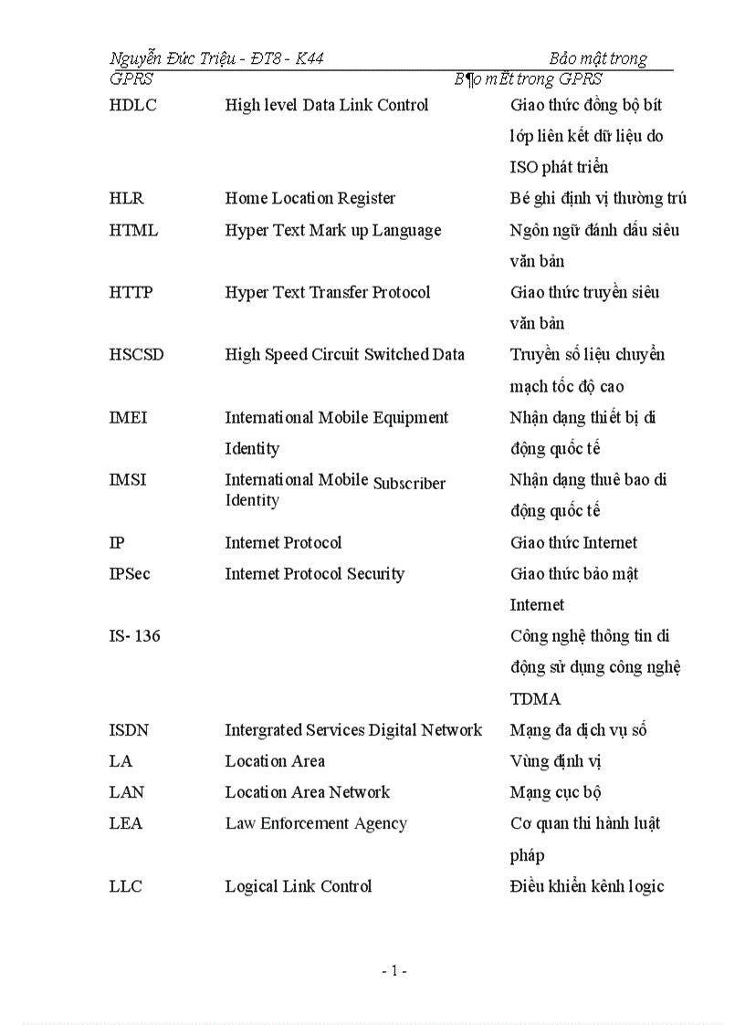 image for page Bảo mật trong GPRS