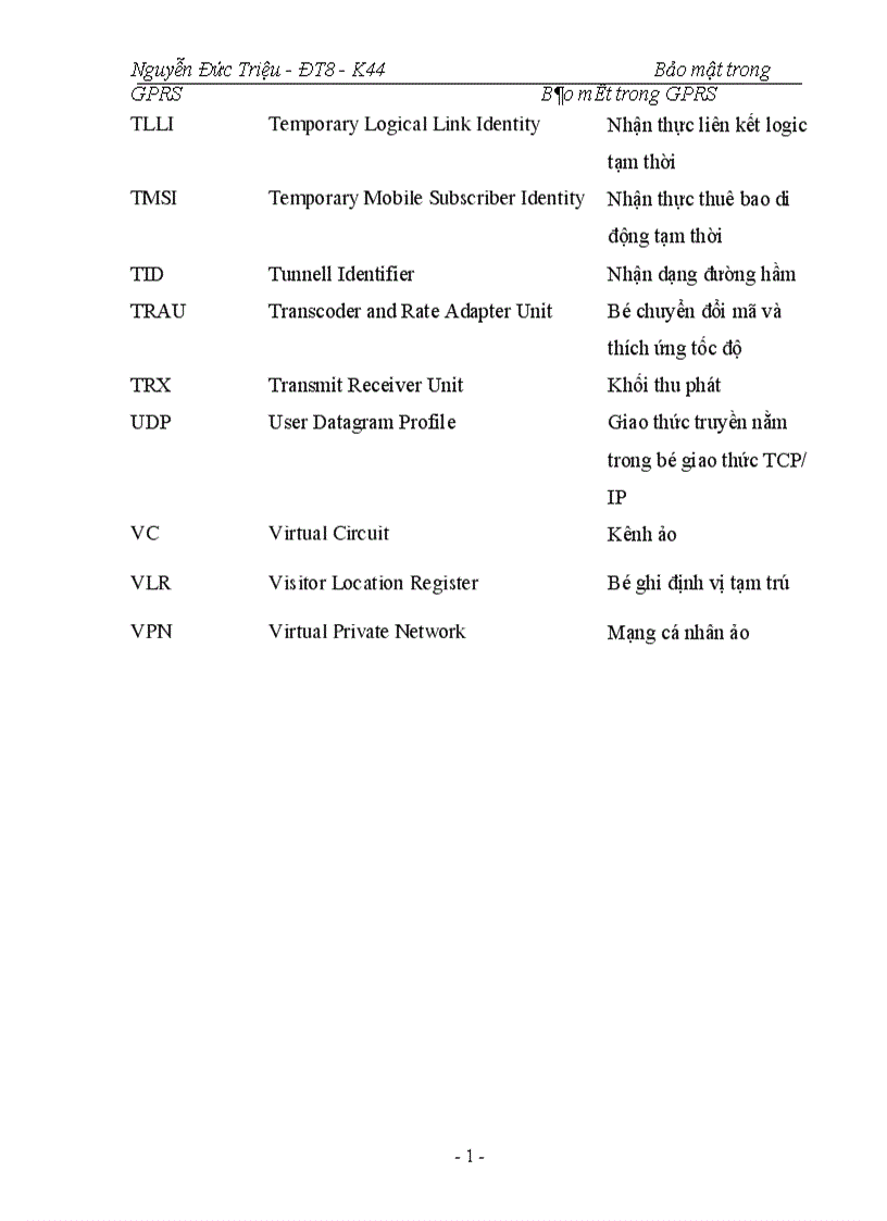 image for page Bảo mật trong GPRS