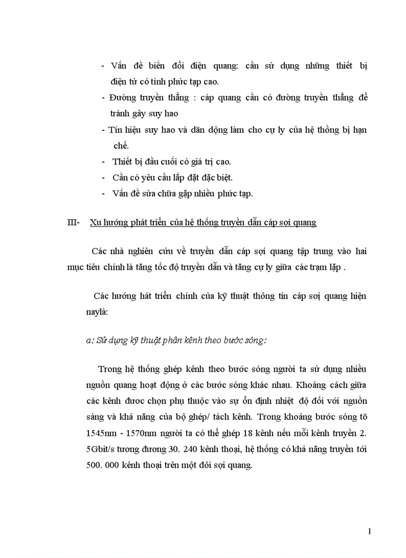 image for page Đo Lường Thông Tin Cáp Sợi Quang Với các nội dung chính