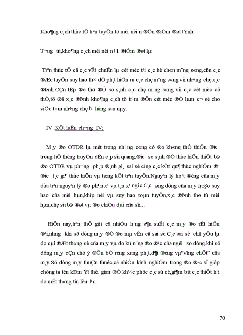 image for page Đo Lường Thông Tin Cáp Sợi Quang Với các nội dung chính