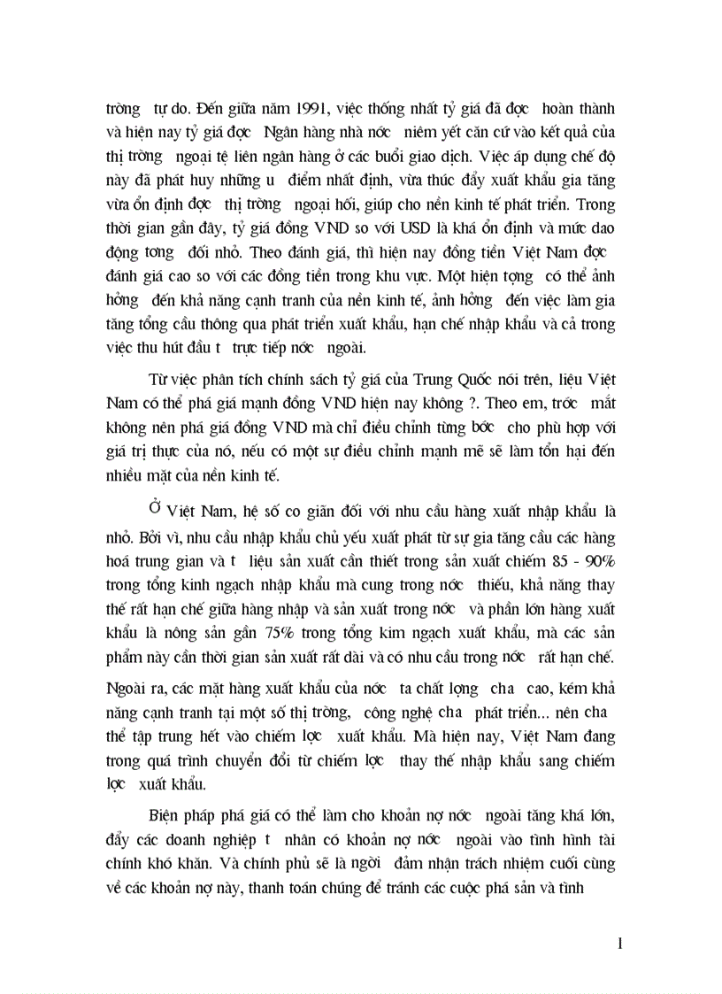image for page Chính sách tỷ giá của Trung Quốc và tác động của nó tới thương mại Trung Quốc và một số nước