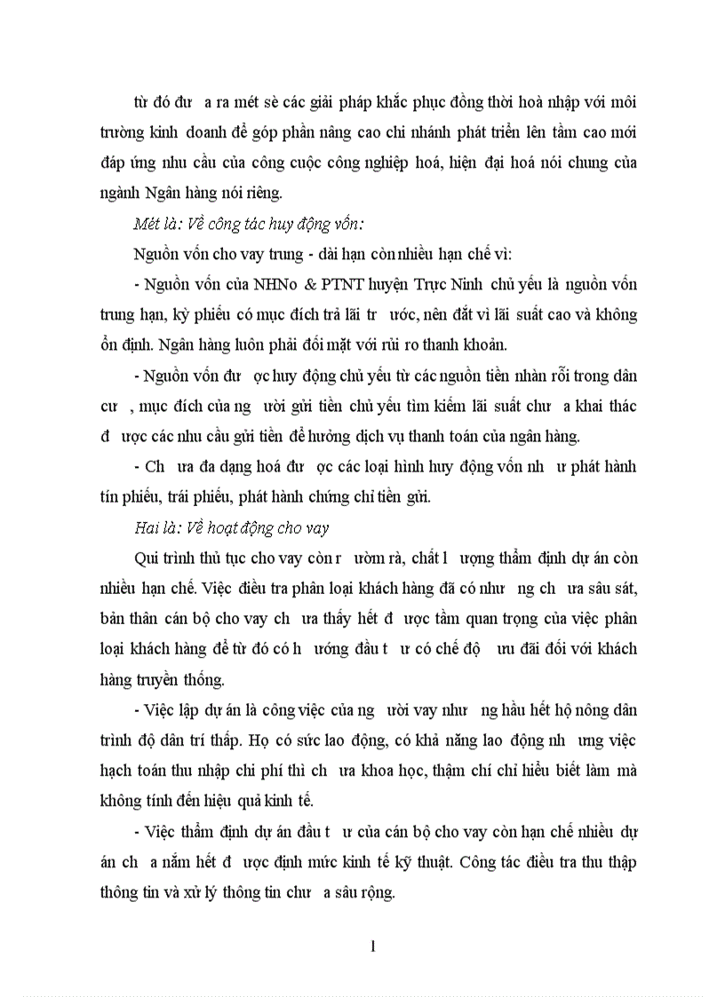 image for page Giải pháp nâng cao chất lượng cho vay trung và dài hạn tại Chi nhánh Ngân hàng Nông nghiệp và Phát triển nông thôn huyện Trực Ninh tỉnh Nam Định 1