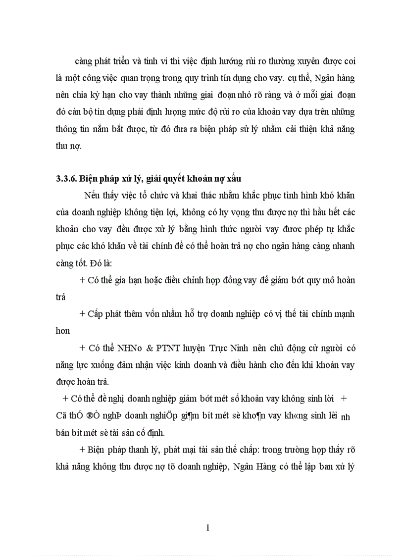 image for page Giải pháp nâng cao chất lượng cho vay trung và dài hạn tại Chi nhánh Ngân hàng Nông nghiệp và Phát triển nông thôn huyện Trực Ninh tỉnh Nam Định 1
