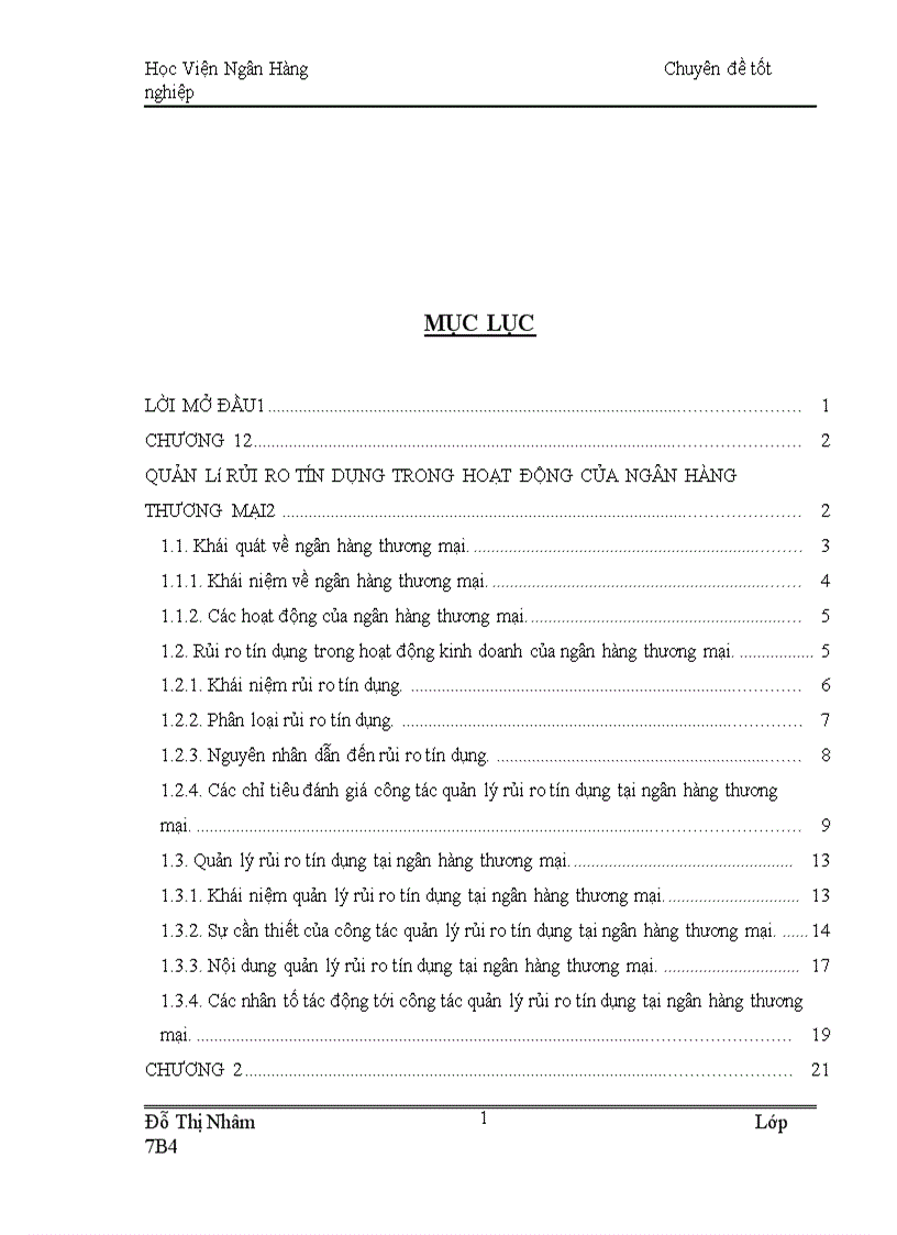 image for page Tăng cuờng quản lý rủi ro tín dụng tại Ngân hàng Nông nghiệp và Phát triển nông thôn Việt Nam chi nhánh Sóc Sơn