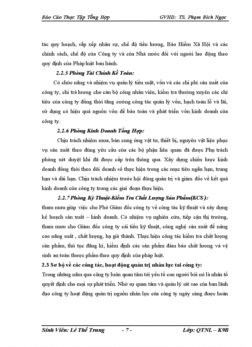 image for page Tình hình hoạt động sản xuất kinh doanh của công ty cổ phần chế biến biến nông sản thực phẩm Tân Hương