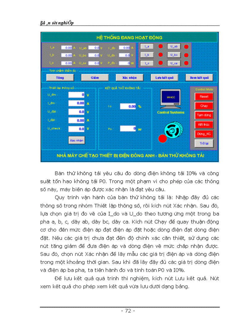 image for page Nghiên cứu và ứng dụng phần mềm WinCC và Step7 200 của hãng SIEMENS xây dựng hệ thống tự động kiểm định chất lượng máy biến áp