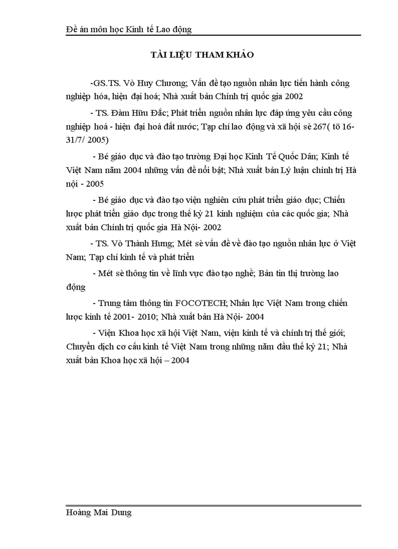 image for page Phát triển và đào tạo nguồn nhân lực Việt Nam trong quá trình chuyển dịch cơ cấu kinh tế 1