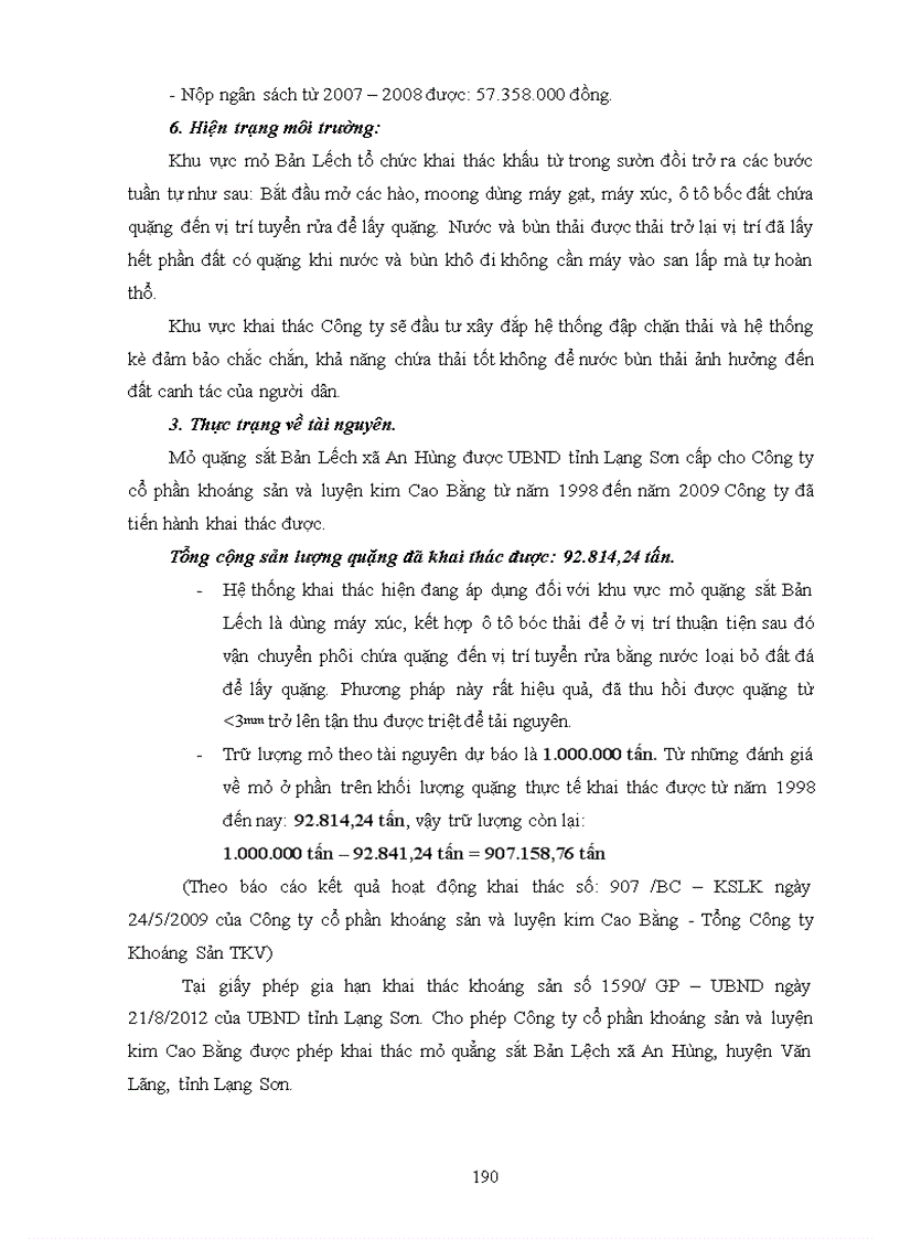 image for page Thiết kế kỹ thuật bản vẽ thi công công trình khai thác tuyển quặng vàng gốc và các công trình phụ trợ tại mỏ vàng Minh Lương