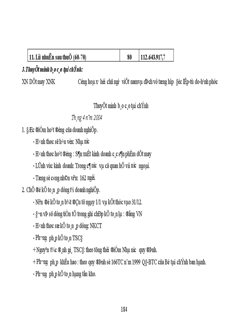 image for page Thực trạng công tác hạch toán kế toán tổng hợp tại Xí nghiệp dệt may xuất nhập khẩu và dịch vụ tổng hợp 1