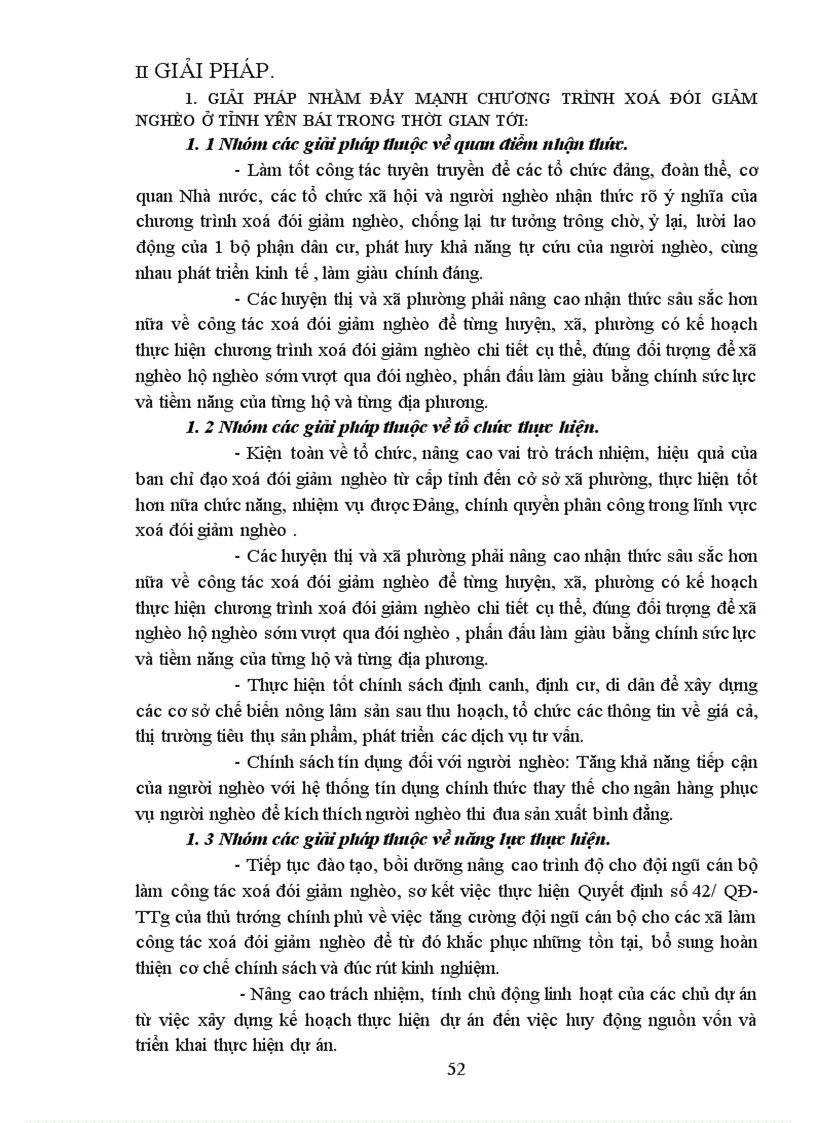 image for page Một số giải pháp nhằm đẩy mạnh chương trình xoá đói giảm nghèo tại Yên Bái 1