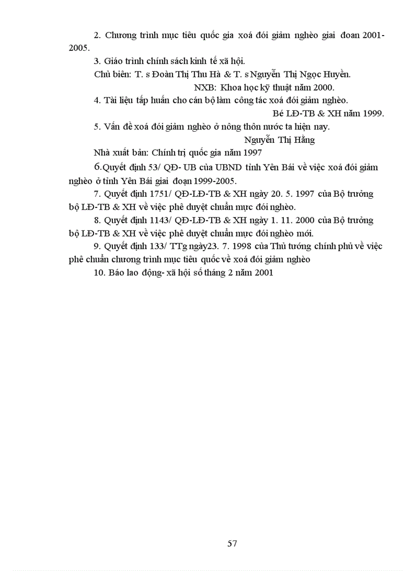 image for page Một số giải pháp nhằm đẩy mạnh chương trình xoá đói giảm nghèo tại Yên Bái 1