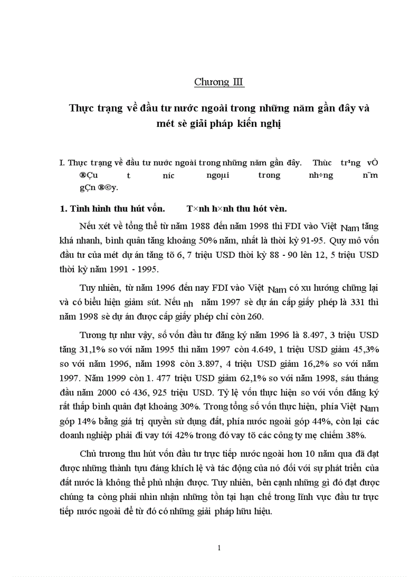 image for page Thực trạng về đầu tư nước ngoài trong những năm gần đây và một số giải pháp kiến nghị 1