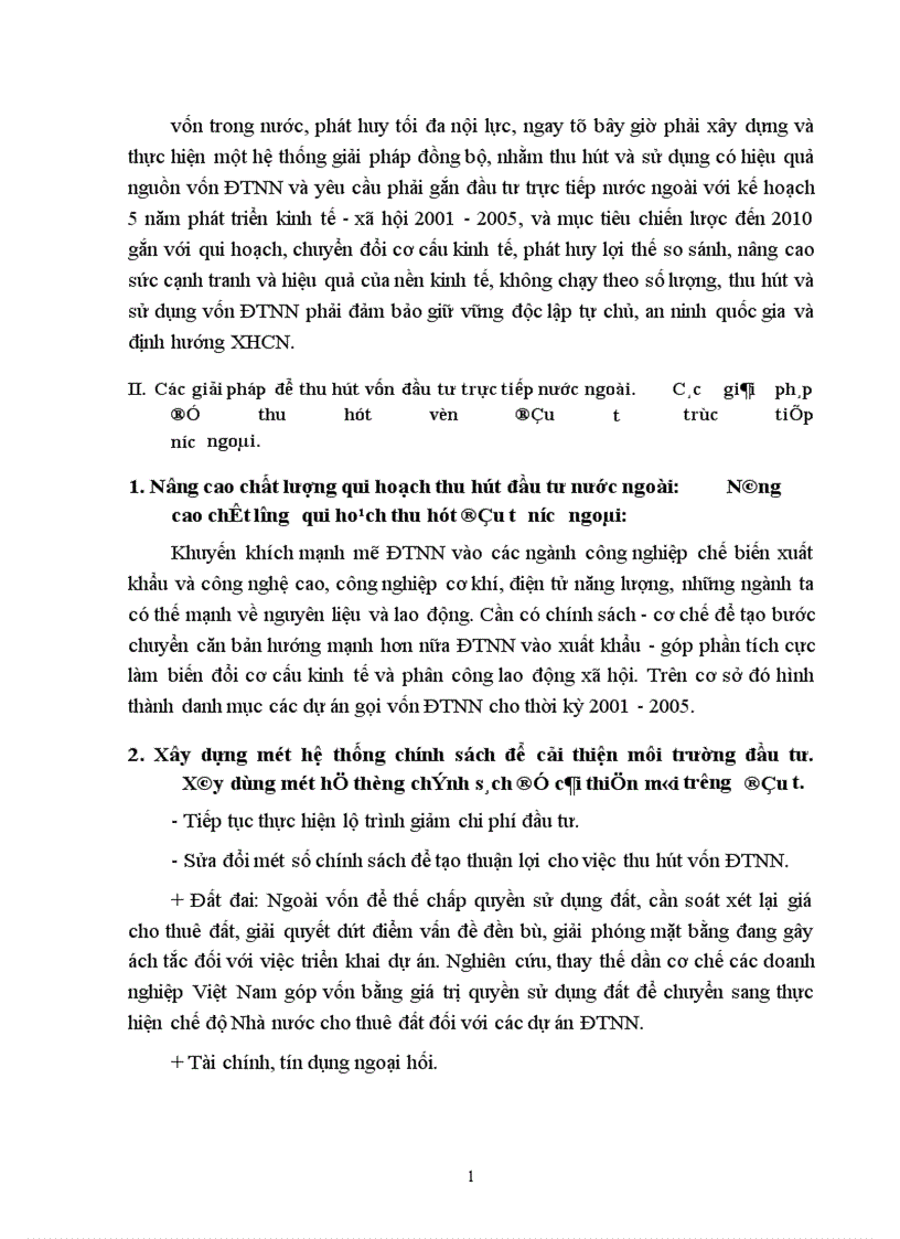 image for page Thực trạng về đầu tư nước ngoài trong những năm gần đây và một số giải pháp kiến nghị 1