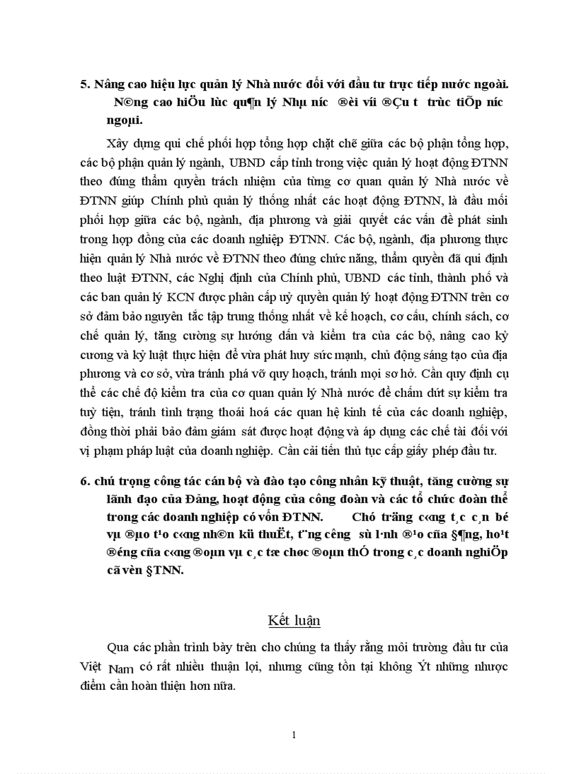 image for page Thực trạng về đầu tư nước ngoài trong những năm gần đây và một số giải pháp kiến nghị 1