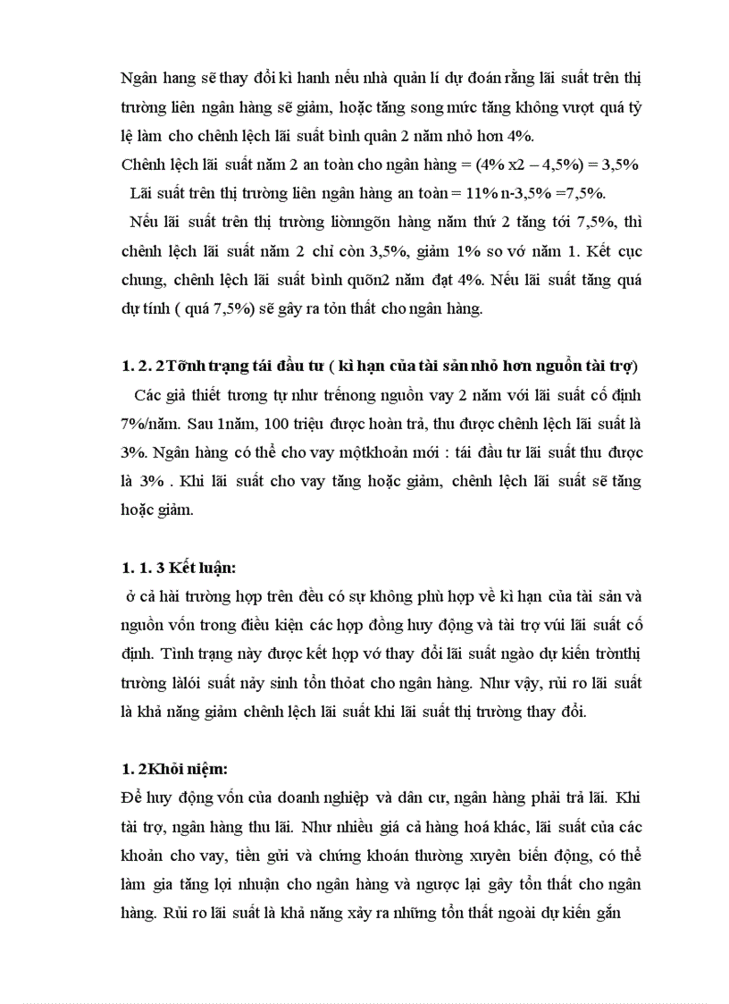 image for page Rủi ro lãi suất trong hệ thống kinh doanh ngân hàng và các giải pháp phòng ngừa 1