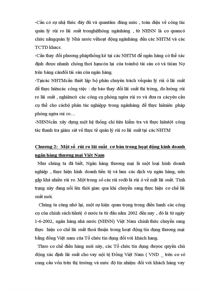 image for page Rủi ro lãi suất trong hệ thống kinh doanh ngân hàng và các giải pháp phòng ngừa 1