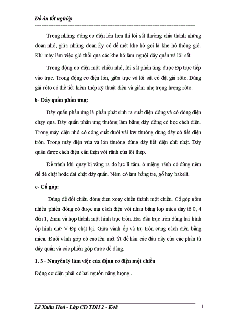 image for page Giới thiệu về động cơ điện một chiều