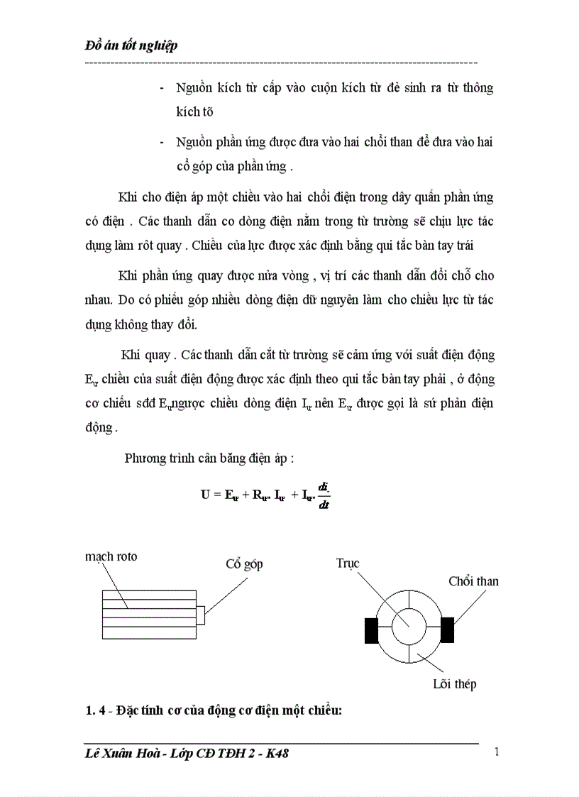 image for page Giới thiệu về động cơ điện một chiều