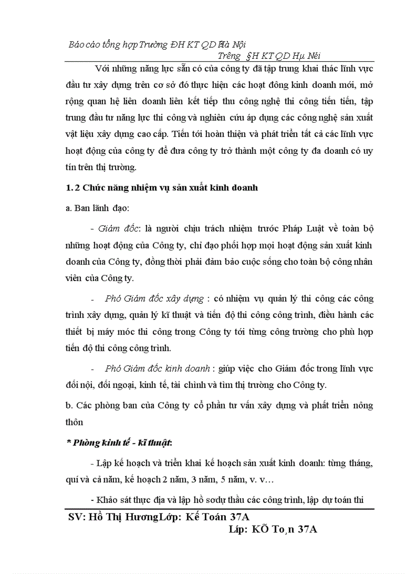 image for page Thực tế tổ chức kế toán tại Công ty cổ phần tư vấn xây dựng và phát triển nông thôn