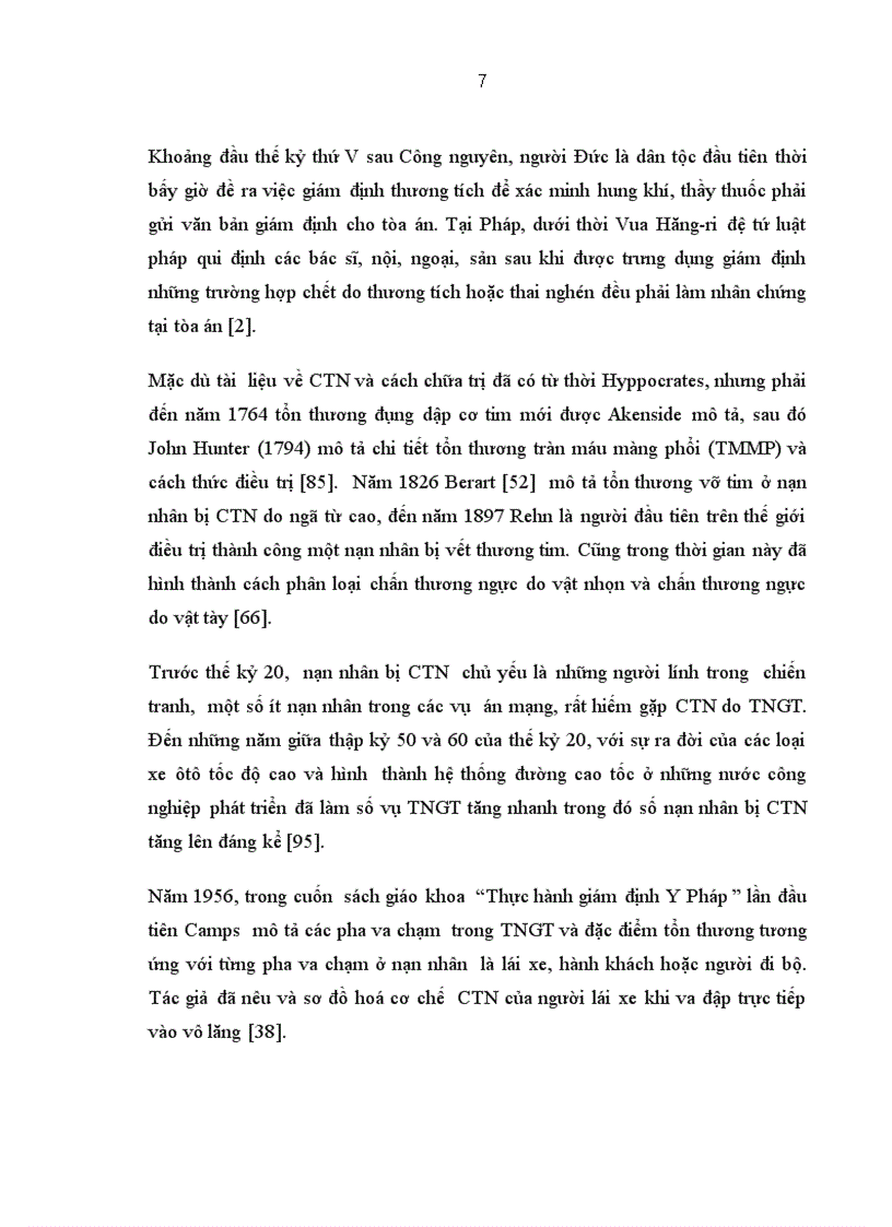 image for page Nghiên cứu hình thái của chấn thương ngực trên những nạn nhân tử vong do TNGT đường bộ qua giám định Y Pháp