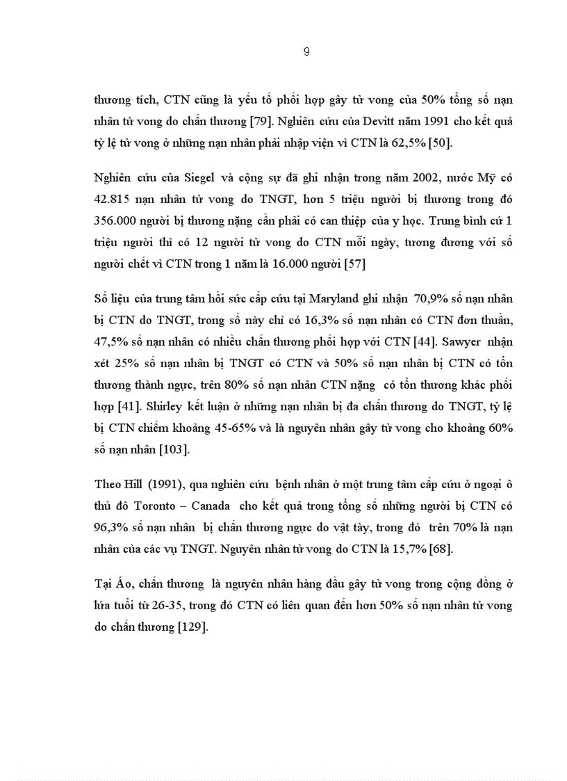image for page Nghiên cứu hình thái của chấn thương ngực trên những nạn nhân tử vong do TNGT đường bộ qua giám định Y Pháp