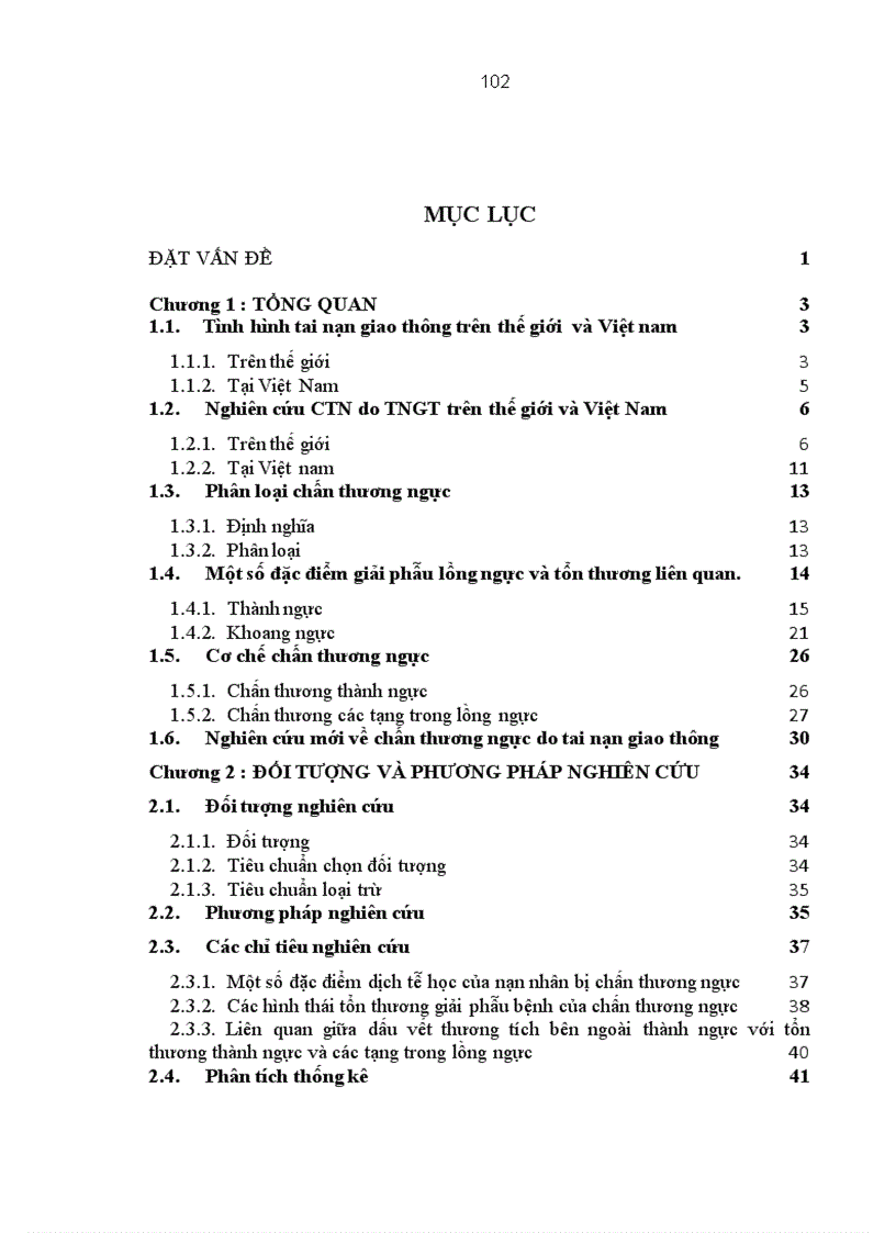 image for page Nghiên cứu hình thái của chấn thương ngực trên những nạn nhân tử vong do TNGT đường bộ qua giám định Y Pháp