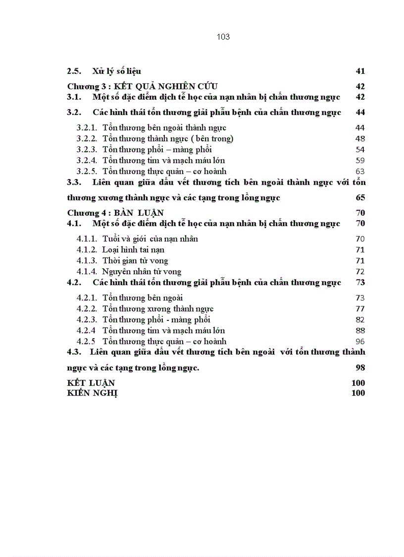 image for page Nghiên cứu hình thái của chấn thương ngực trên những nạn nhân tử vong do TNGT đường bộ qua giám định Y Pháp