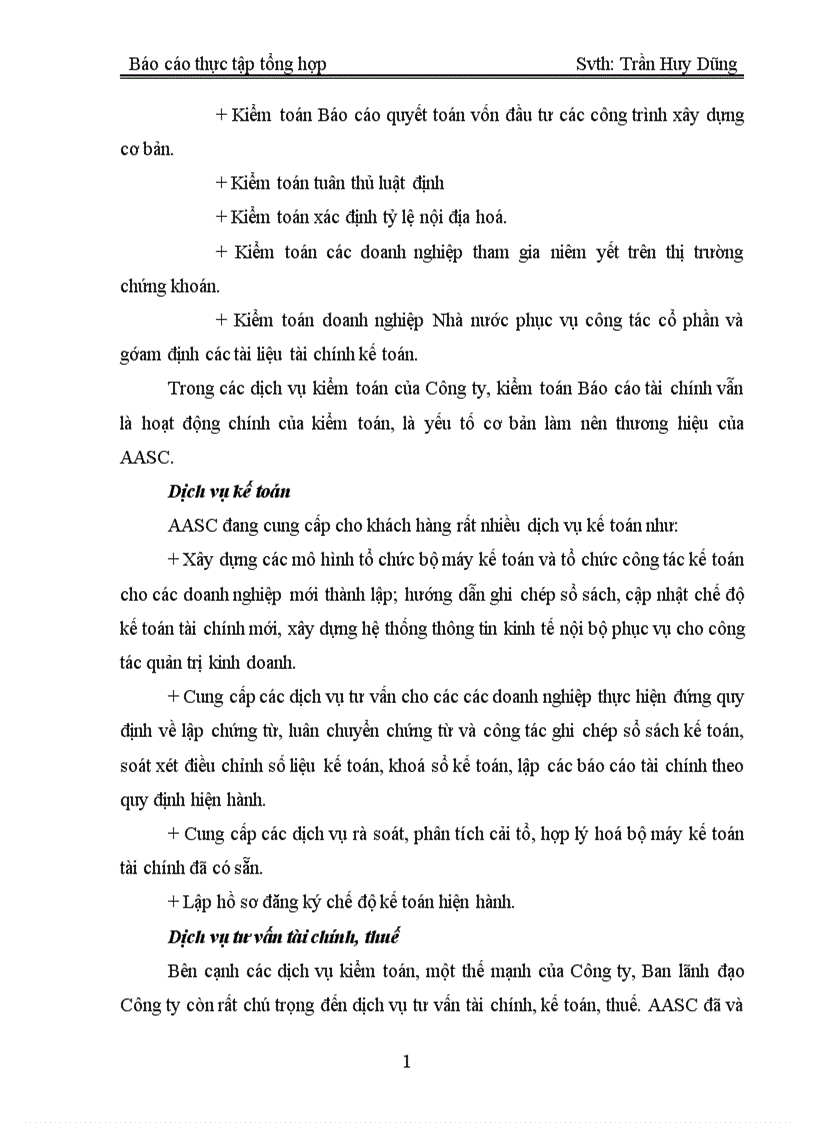 image for page Báo cáo thực tập tổng hợp tại Công ty Dịch vụ Tư vấn Tài chính Kế toán và Kiểm toán AASC