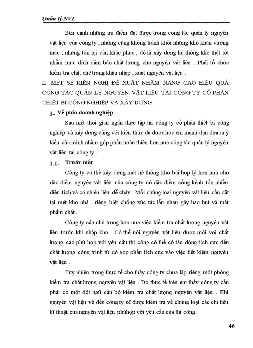 image for page Công tác quản lý nguyên vật liệu tại công ty Cổ phần thiết bị công nghiệp và xây dựng 1