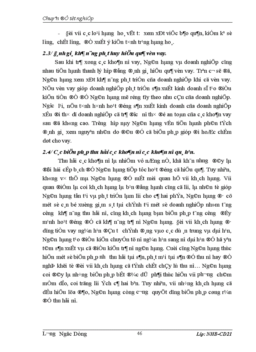 image for page Một số giải pháp hạn chế rủi ro tín dụng tại Ngân hàng Thương mại Cổ phần Kỹ thương Techcombank chi nhánh Thăng long 1