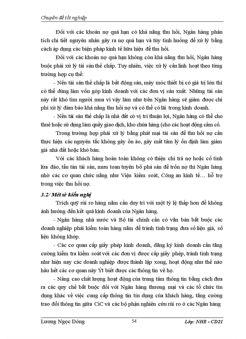 image for page Một số giải pháp hạn chế rủi ro tín dụng tại Ngân hàng Thương mại Cổ phần Kỹ thương Techcombank chi nhánh Thăng long 1