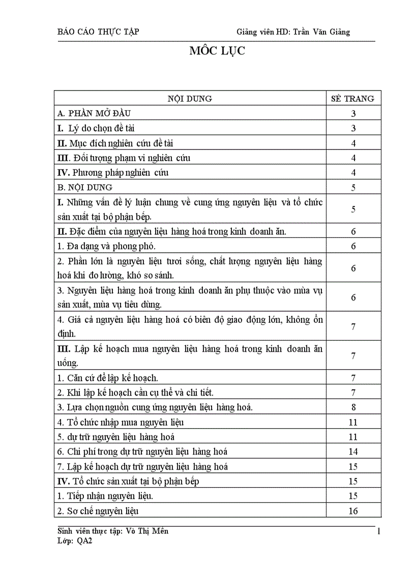 image for page Nghiên cứu khảo sát vấn đề cung ứng nguyên liệu và tổ chức sản xuất tại bộ phận bếp của khách sạn Minh Hải