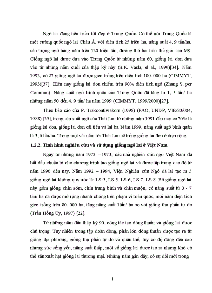 image for page Nghiên cứu khả năng sinh trưởng phát triển và năng suất của một số giống ngô lai tại tỉnh Thái Nguyên