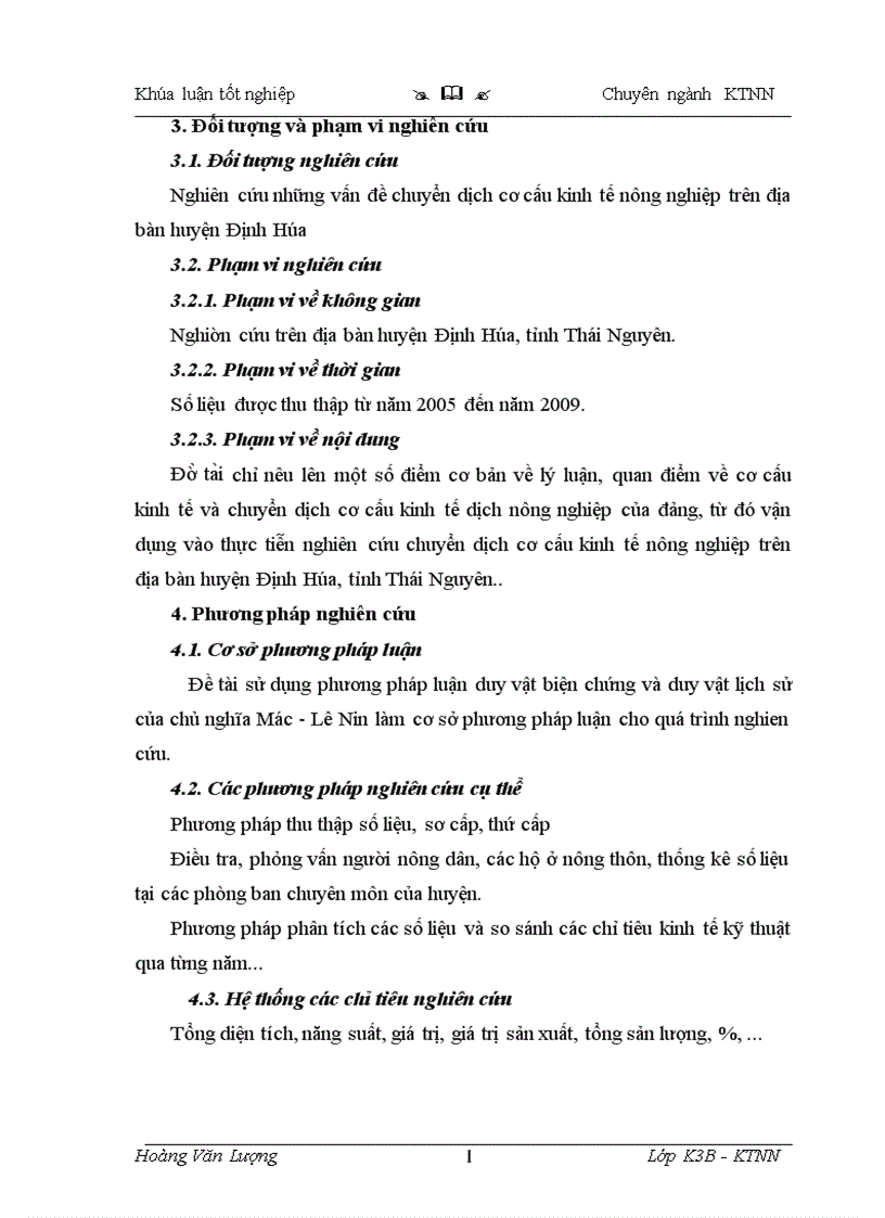 image for page Thực trạng và một số giải pháp chuyển dịch cơ cấu kinh tế nông nghiệp trên địa bàn huyện Định Hóa tỉnh Thái Nguyên