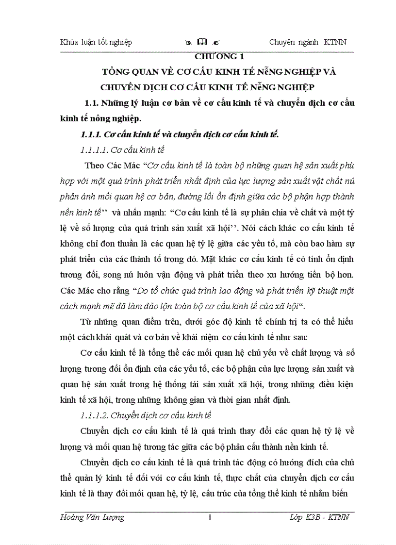 image for page Thực trạng và một số giải pháp chuyển dịch cơ cấu kinh tế nông nghiệp trên địa bàn huyện Định Hóa tỉnh Thái Nguyên