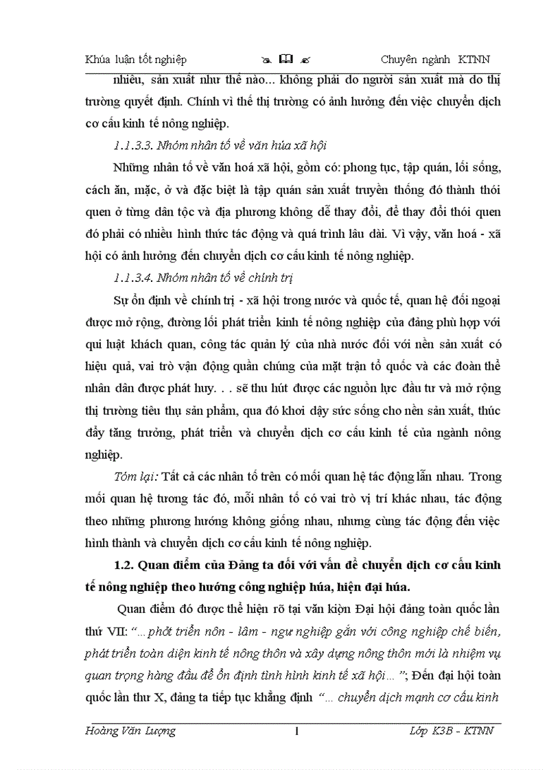 image for page Thực trạng và một số giải pháp chuyển dịch cơ cấu kinh tế nông nghiệp trên địa bàn huyện Định Hóa tỉnh Thái Nguyên