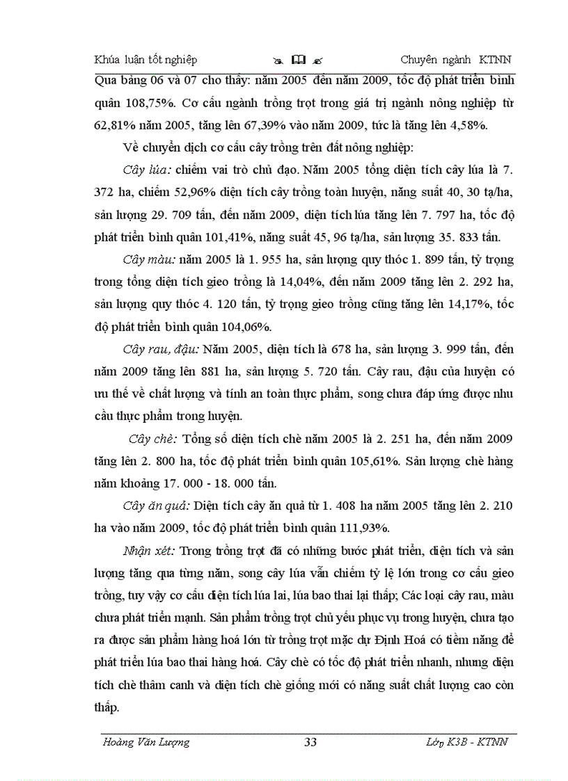 image for page Thực trạng và một số giải pháp chuyển dịch cơ cấu kinh tế nông nghiệp trên địa bàn huyện Định Hóa tỉnh Thái Nguyên