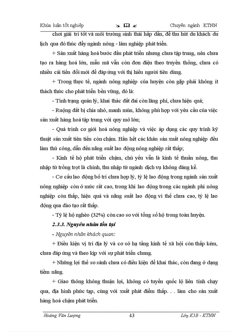 image for page Thực trạng và một số giải pháp chuyển dịch cơ cấu kinh tế nông nghiệp trên địa bàn huyện Định Hóa tỉnh Thái Nguyên
