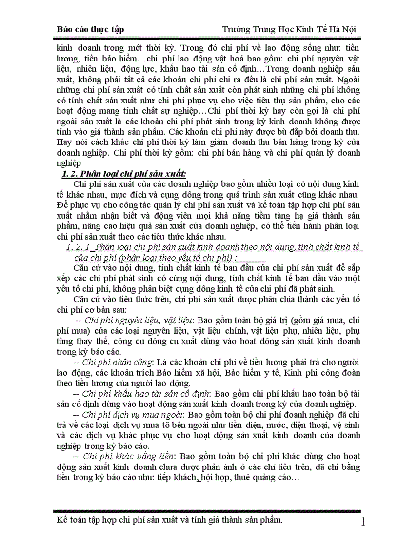 image for page Kế toán chi phí sản xuất và tính giá thành sản phẩm tại xí nghiệp X18 1