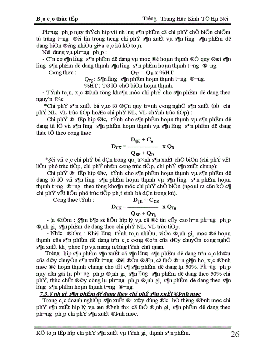 image for page Kế toán chi phí sản xuất và tính giá thành sản phẩm tại xí nghiệp X18 1