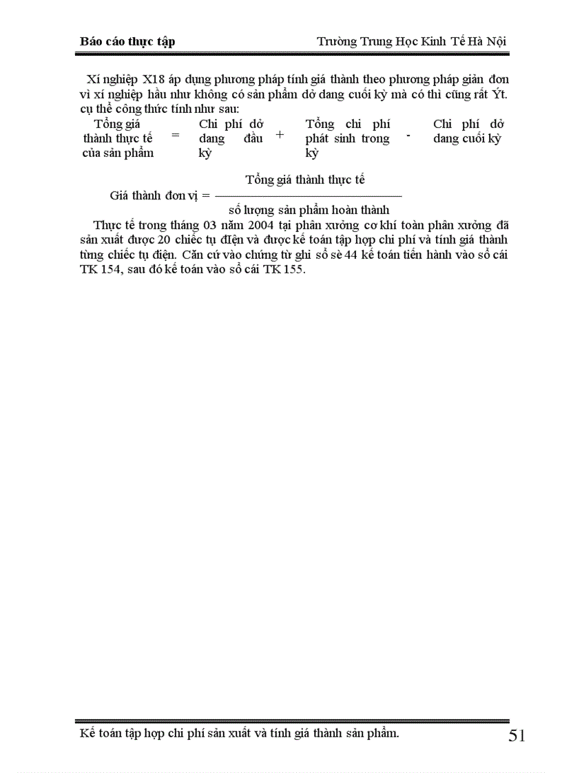 image for page Kế toán chi phí sản xuất và tính giá thành sản phẩm tại xí nghiệp X18 1