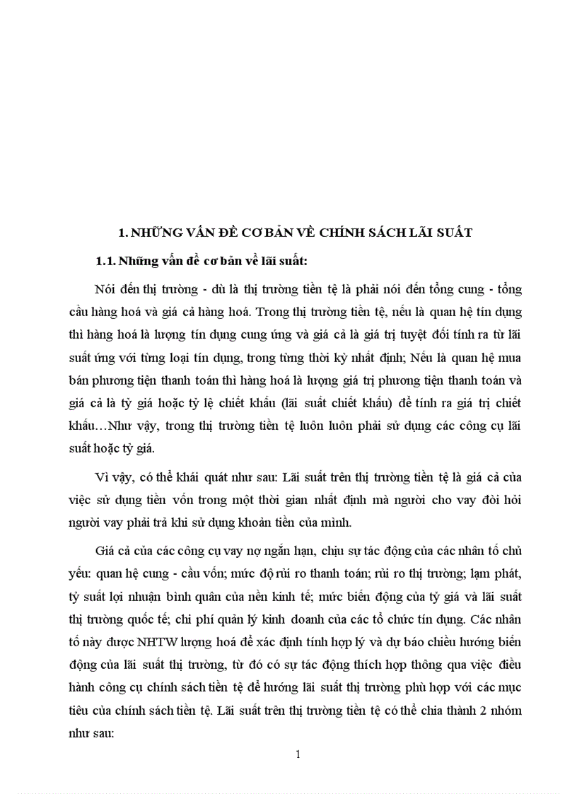 image for page Chính sách lãi suất và tác động của nó tới quá trình tăng trưởng kinh tế ở Việt Nam 1