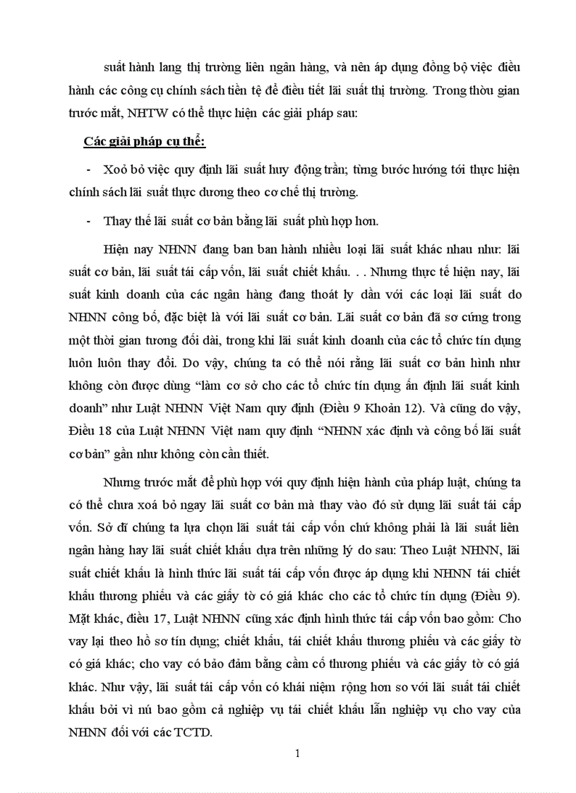 image for page Chính sách lãi suất và tác động của nó tới quá trình tăng trưởng kinh tế ở Việt Nam 1