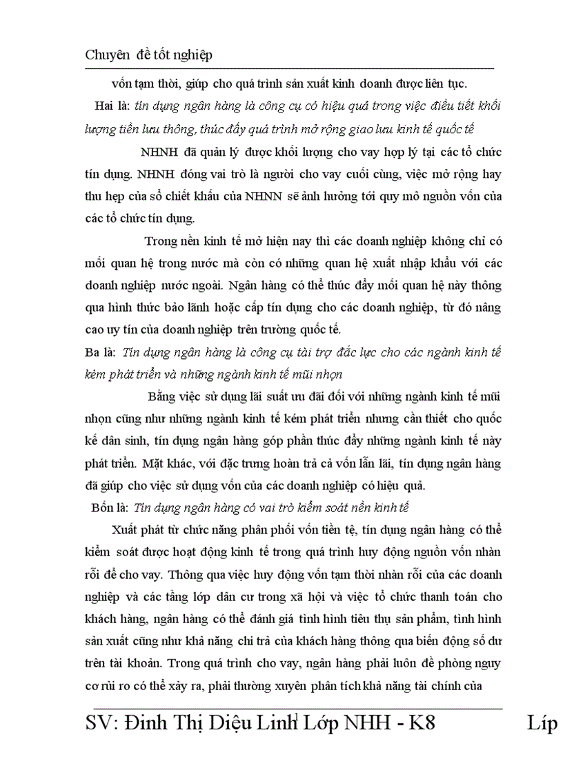 image for page Nâng cao chất lượng tín dụng tại chi nhánh ngân hàng Hàng Hải Đống Đa