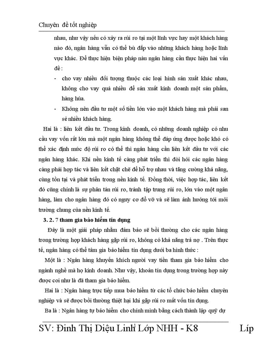 image for page Nâng cao chất lượng tín dụng tại chi nhánh ngân hàng Hàng Hải Đống Đa