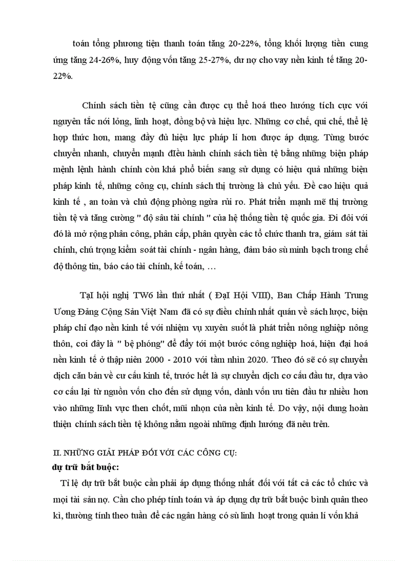 image for page Các giải pháp nhằm nâng cao hiệu quả của công cụ chính sách tiền tệ ở Việt Nam