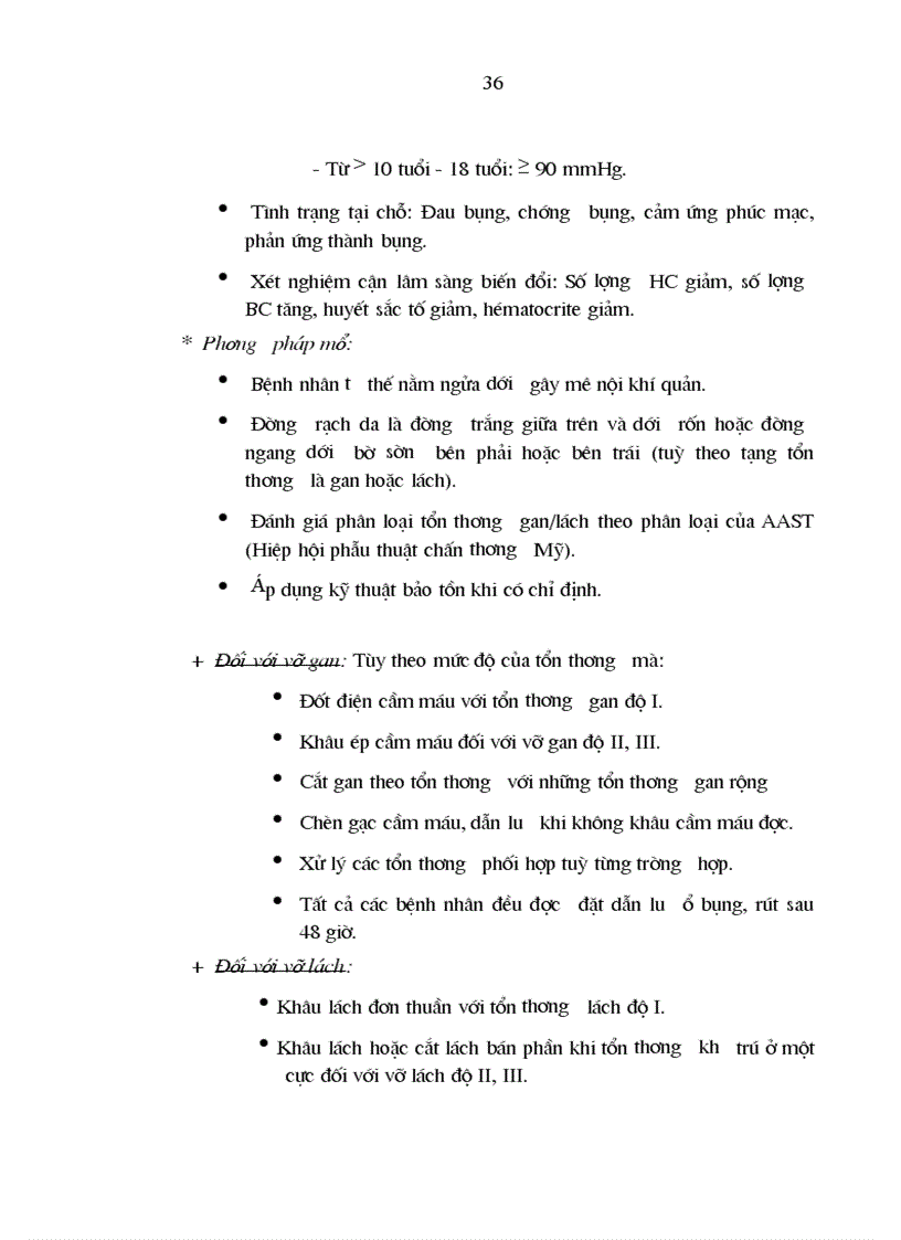 image for page Nghiên cứu áp dụng các phương pháp điều trị bảo tồn lách do chấn thương trong hoàn cảnh Việt Nam