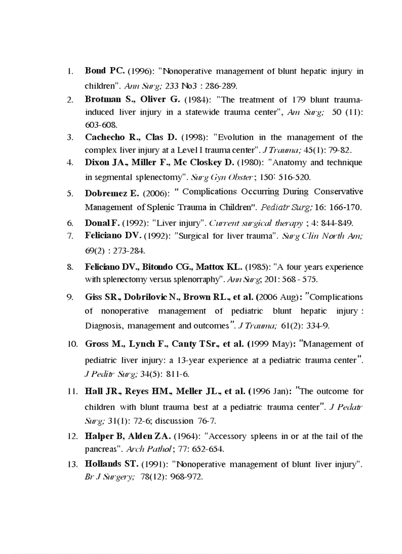 image for page Nghiên cứu áp dụng các phương pháp điều trị bảo tồn lách do chấn thương trong hoàn cảnh Việt Nam