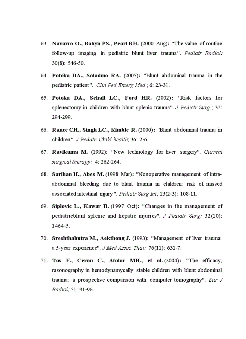 image for page Nghiên cứu áp dụng các phương pháp điều trị bảo tồn lách do chấn thương trong hoàn cảnh Việt Nam