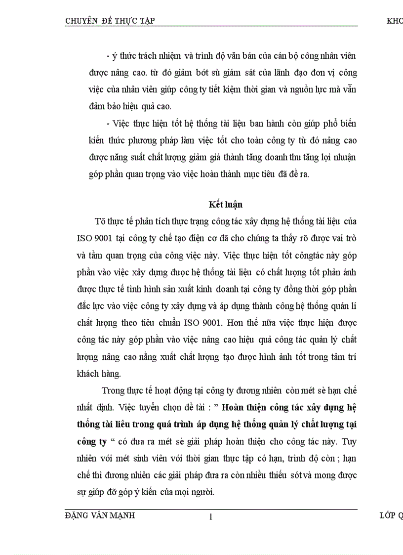 image for page Hoàn thiện công tác xây dựng hệ thống tài liệu trong quá trình áp dụng iso 9000 tại công ty chế tạo điện cơ 1